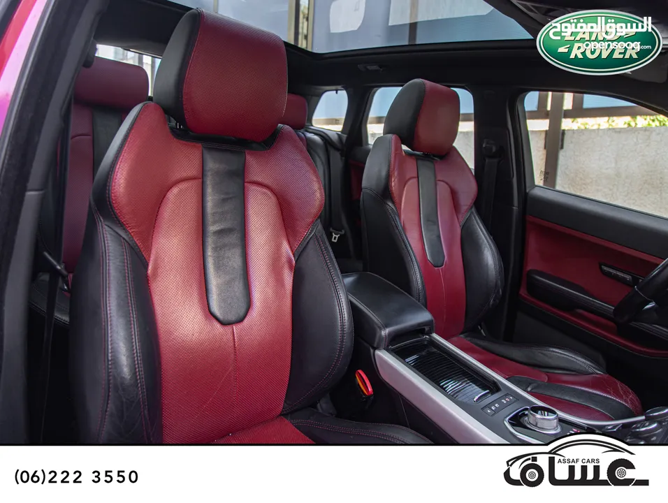 Range Rover Evoque 2013 Dynamic Edition   السيارة بحالة الوكالة و قطعت مسافة 86,000 كيلو متر