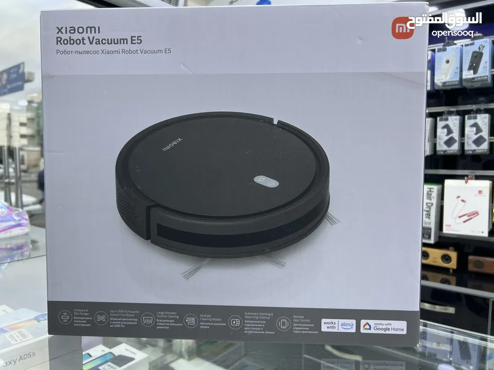 Xiaomi Robot Vacuum E5 مكنسة شاومي الذكية الروبوت الذكي (عرض لفترة محدودة)   E5