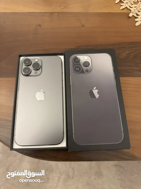 iPhone 13 Pro Max 256 gg gray بحاله ممتازه جدا