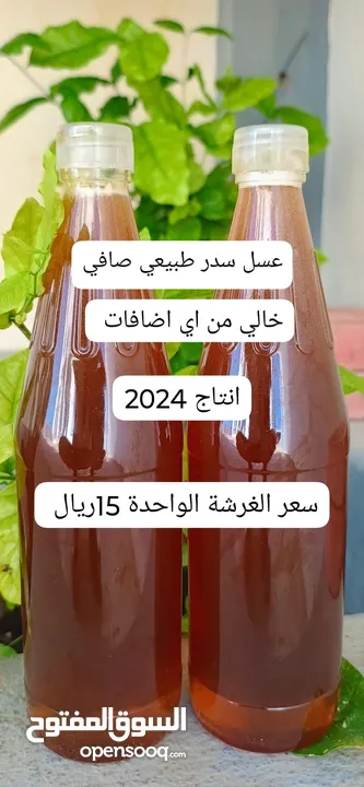 عسل سدر انتاج 2024 سعره 15ريال