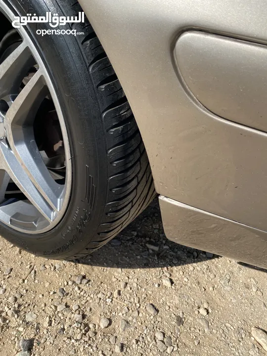 جنط 17 amg بدون شعور ولا كسور مع كوشوك ممتاز
