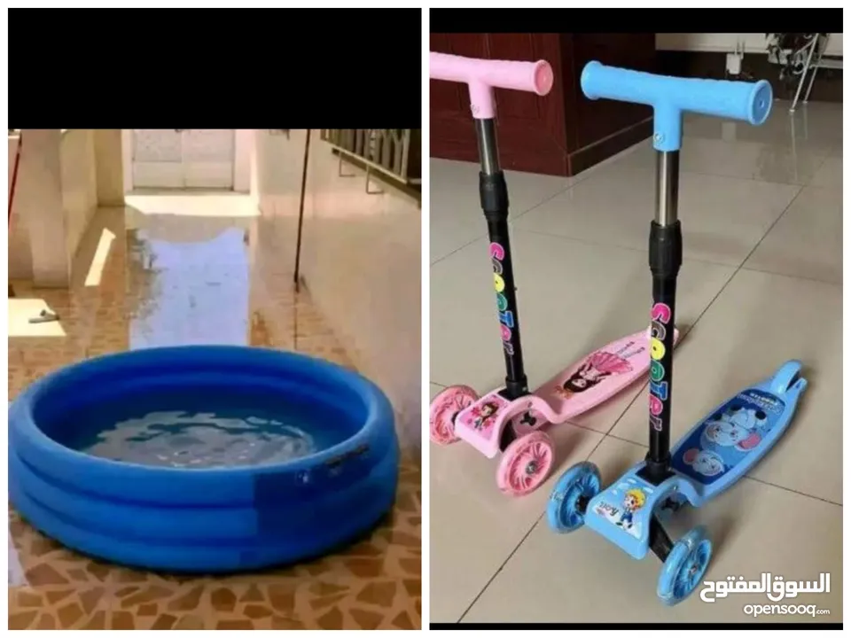 مسبح وسكوتر للاطفال