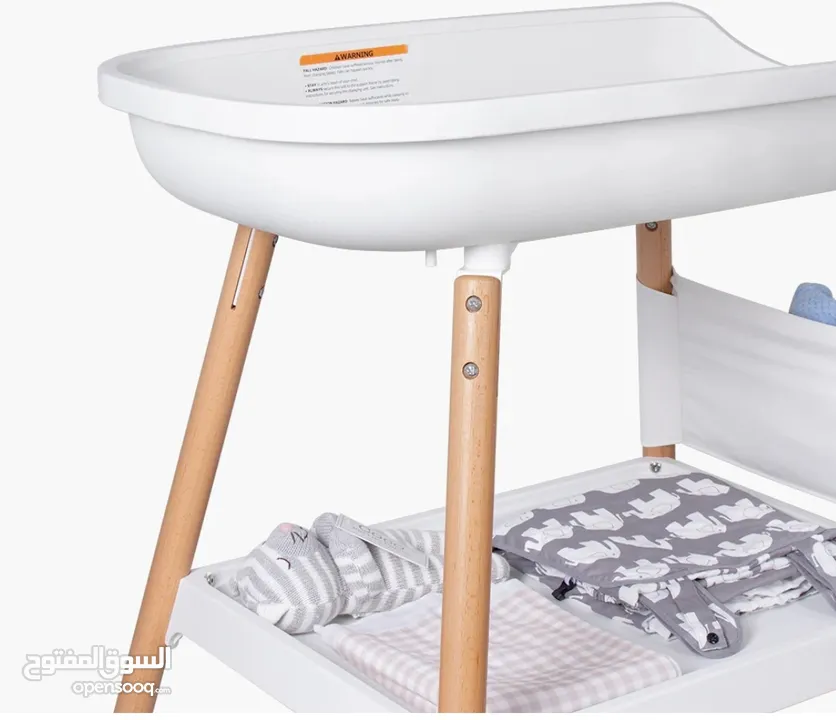 Beberoad Baby Changing Table, Changing Table Height Adjustable Diaper Table with Changing Pad Nurser