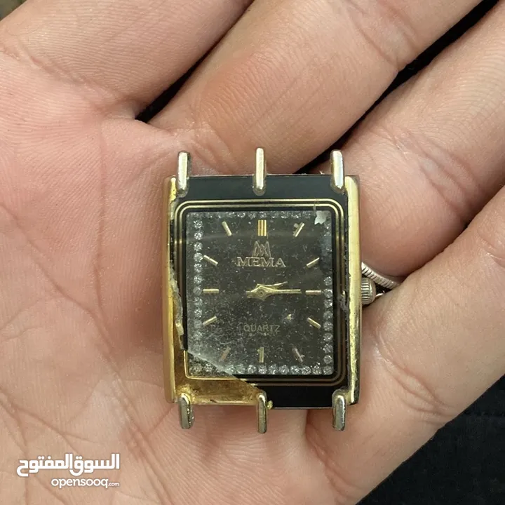 ساعه مطليه بالذهب عيار 22 للبيع سعر مغري بس 10 ليرات فقط