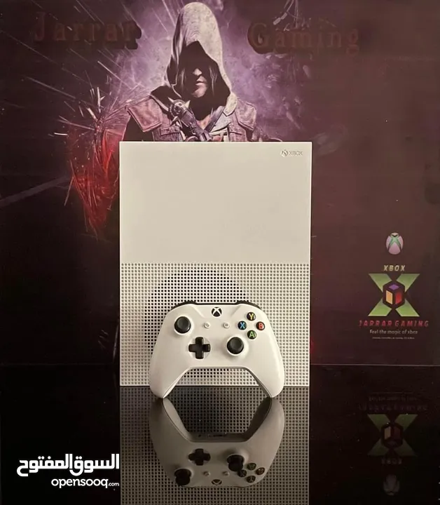 Xbox one s 1000 giga  مع العاب مملوكه مميزه