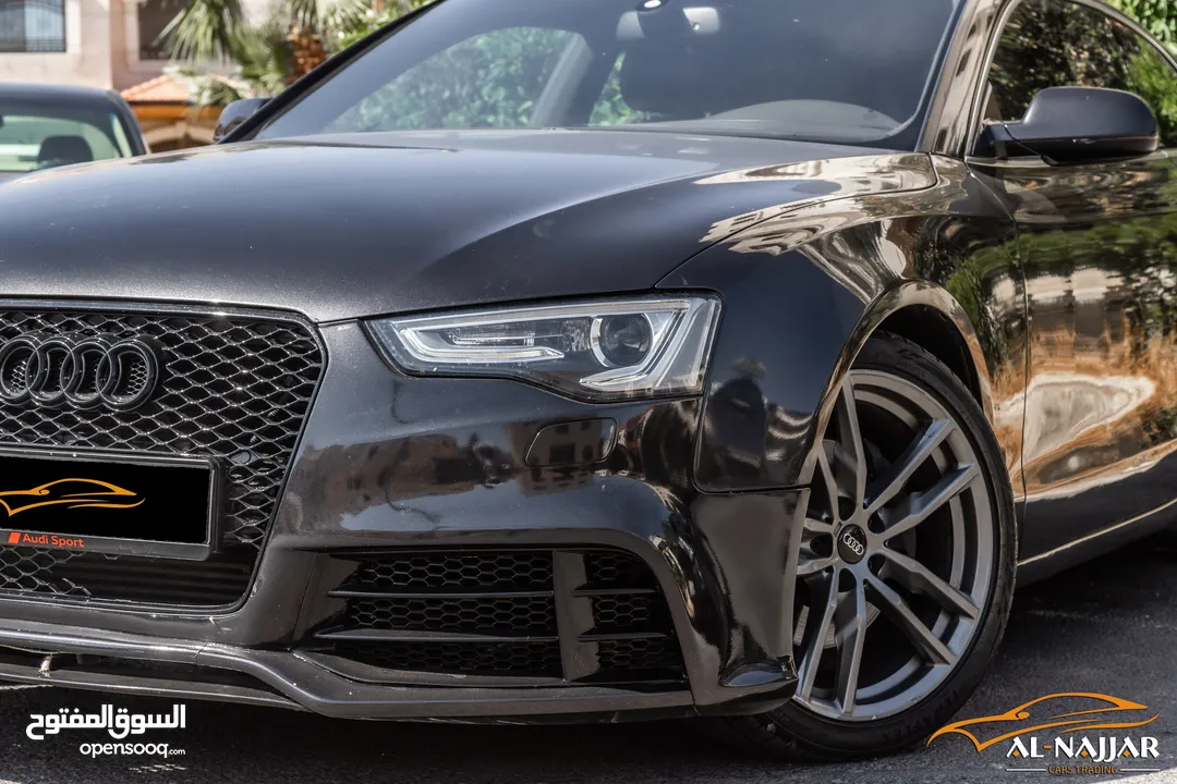Audi A5 Coupe 2013 Quattro   السيارة وارد الشركة و قطعت مسافة 121,000 كيلو متر