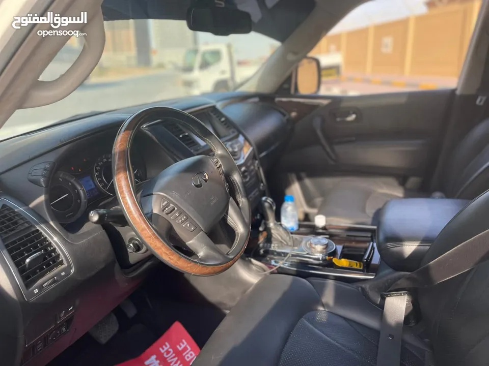 انفينيتي QX56 خليجي بدون حوادث فل مواصفات بحاله ممتازه جاهزه للتسجيل والاستخدام