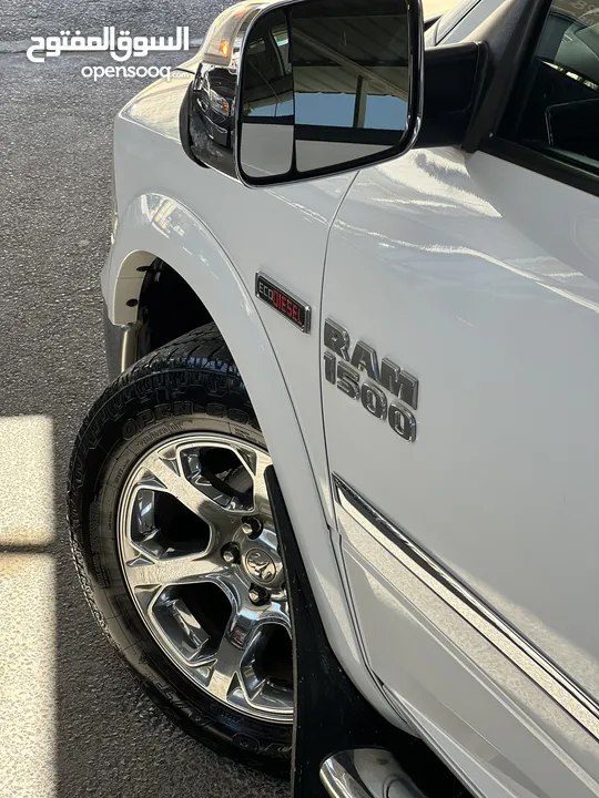 Dodge Ram 1500 Laramie Desiel 2015 فل كامل فحص كامل كلين تايتل