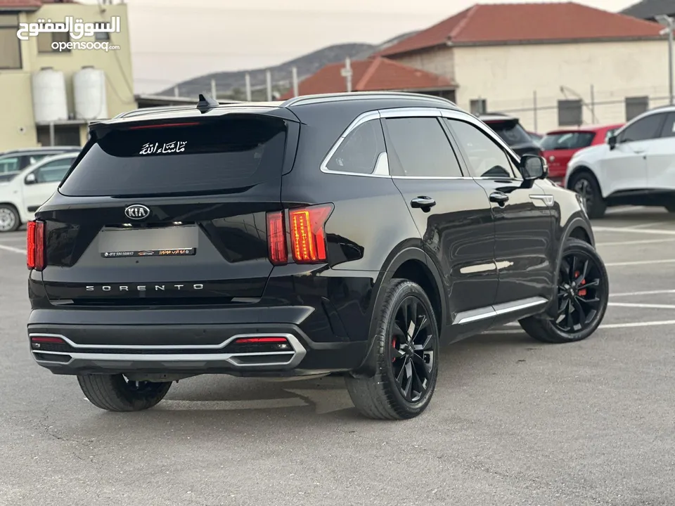 كايا سورينتو /2020 فل الفل  فتحة سقف بانوراما  2x4 ///200Hp  ديزل  2200cc  فل الفل مسكر بلاك
