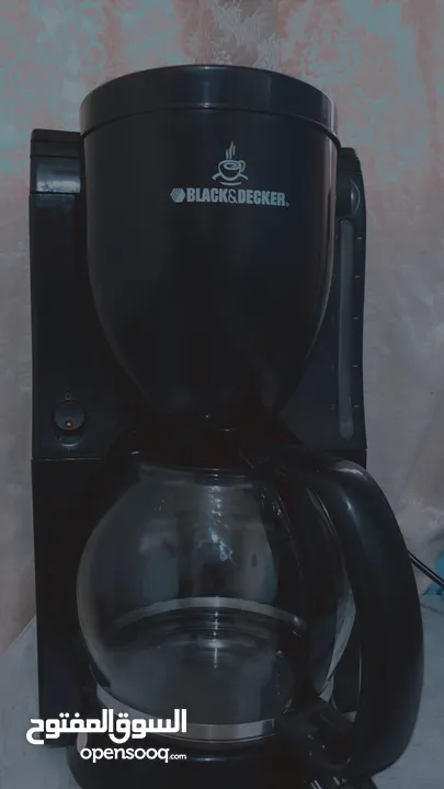 جهاز صانعه القهوة من بلاك انديكر شبة جديد مستخدم مره واحدة فقط