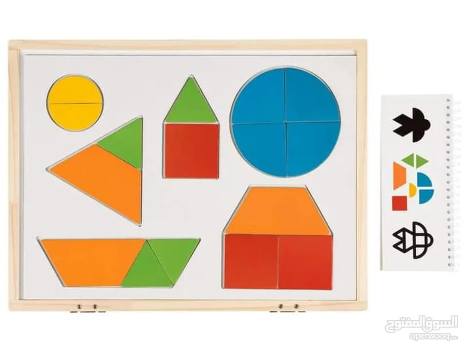 لعبة المهارات الحركية Playtive Montessori مصنوعة من الخشب لعبة وضع المغناطيس: