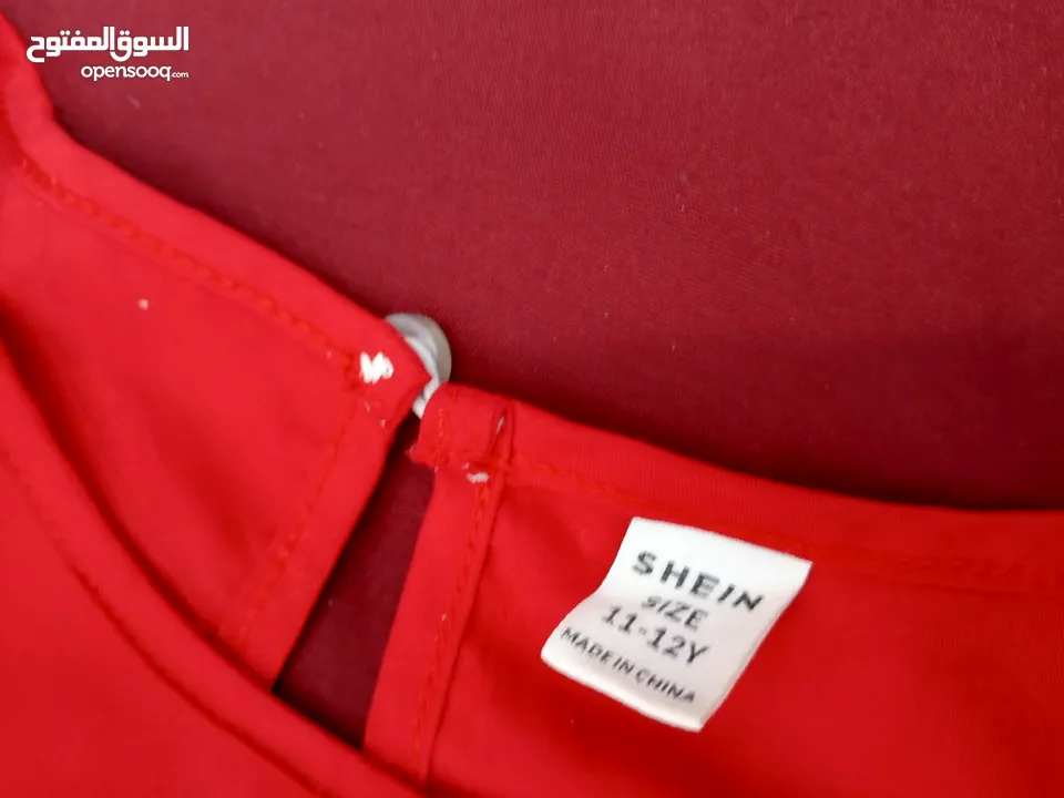 ملابس مستعملة لطفلة واحدة العمر من 8-10 سنوات  أغلبهم من شي ان . ورد تاج وهم بحالة ممتازة .