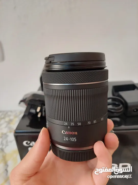 للبيع كاميرا canon Rp +عدسة 105_24  الكاميرا وكالة نظيفة جدا. -عداد الشتر 5k فقط،بجميع اغراضه