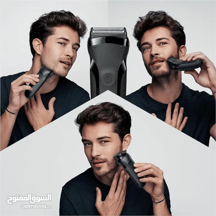 ماكنة حلاقة براون الاصليه مع رؤوس ودرجات متعدده Braun Series 3