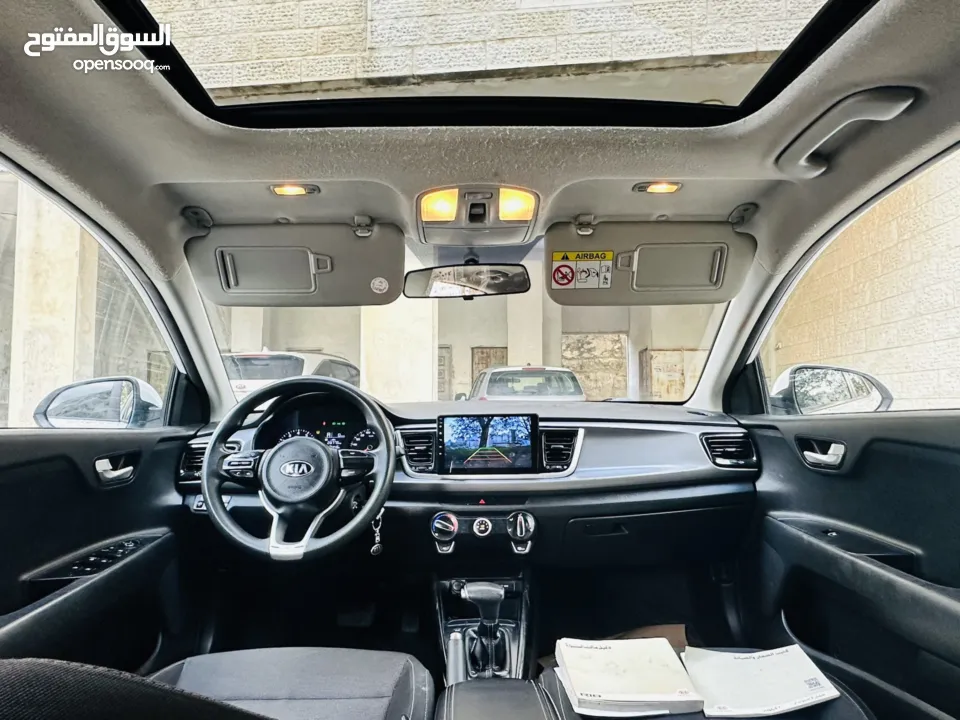 كيا ريو 2019 . اوتوماتيك . اصل برايفيت . يد ثانيه . دهان شركه . ترخيص + تأمين جديد