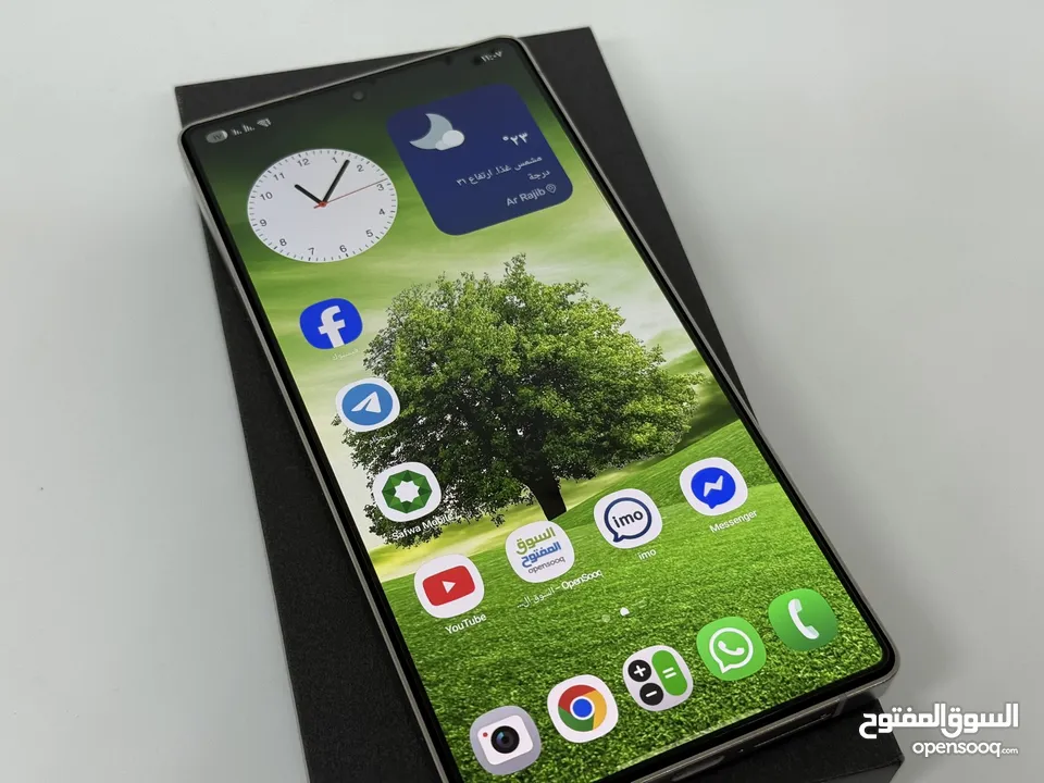 Samsung Galaxy S25 Ultra استخدام أيام مع كفر الشركة بحالة الشركة