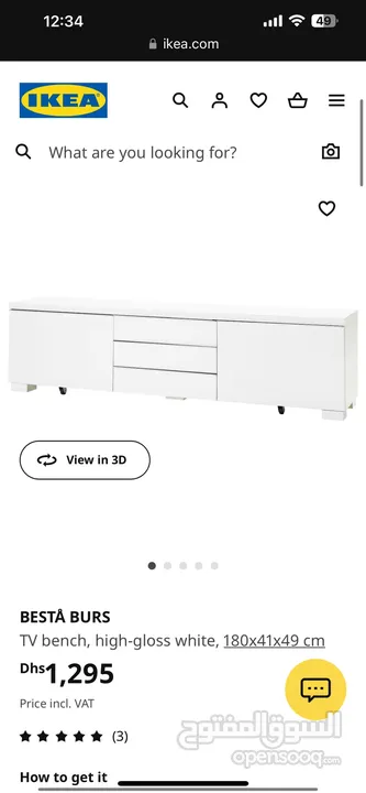IKEA Tv Lowboard Besta Burs