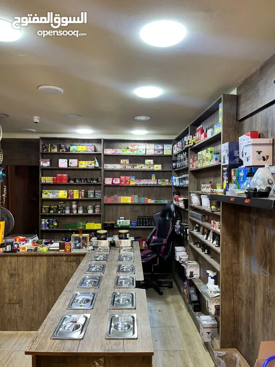 محل اراجيل للبيع