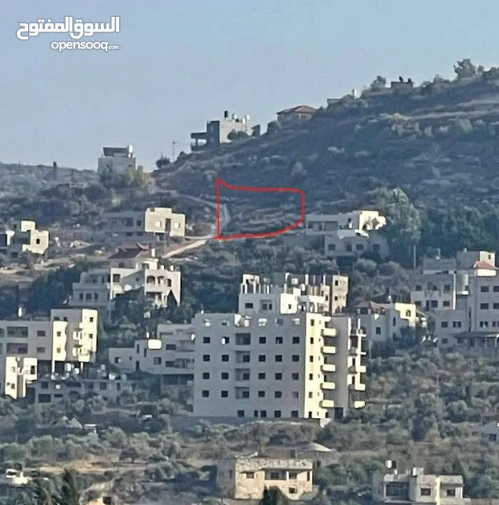 للبيع ارض في عنبتا الجبل الجنوبي تصنيف (أ )مساحه 1403 ارض جبليه مرتفعه كوشان نظيف بأفضل مناطق عنبتا