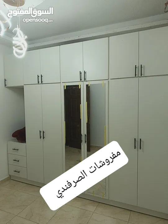 خزائن ملابس خشب لامنيت 18م حجم كبير قياس 320 عرض  ارتفاع 240 تفصيل حسب المقاس الون اختياري  كفاله خم