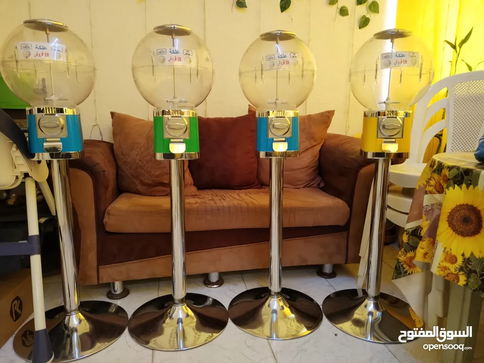 ماكينات علكة وطابات مجنونة دخل شهري استثمار مربح اقرأ الوصف ماكينة ماكنة مواكين العاب لوازم سوبرمارك