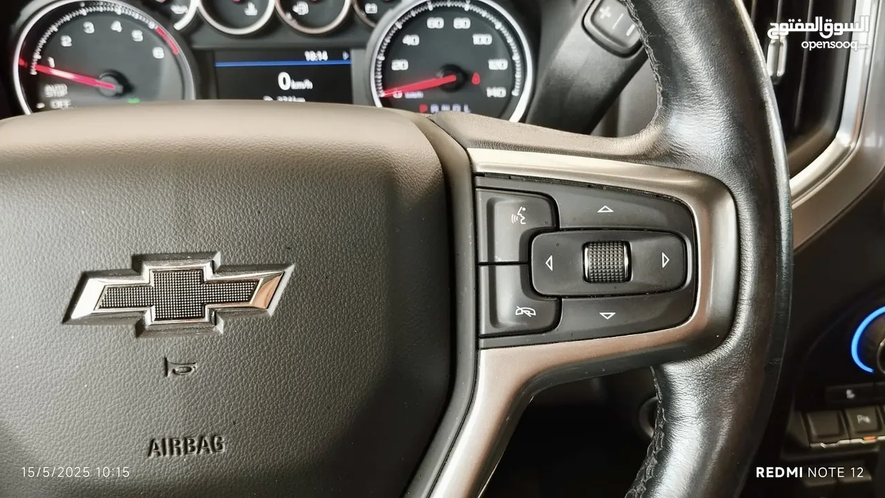 شفروليه سلفرادو 2021 RST Z71  فحص كامل 7 جيد  كلين تايتل جمرك جديد كلين كارفاكس محرك ديزل 6 سلندر