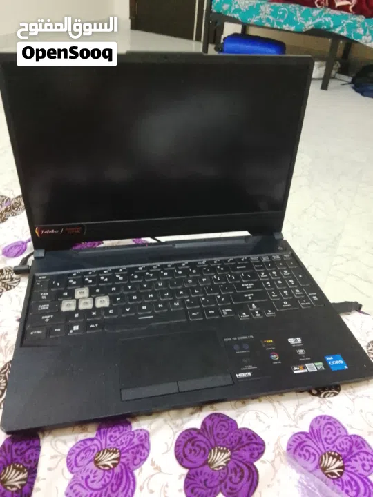 Asus Tuff gaming F15 i5 RTX 3050 8 RAM 512 RGB 144 Hz display