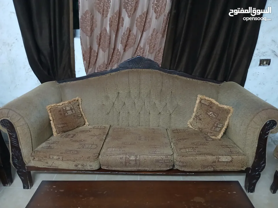 كنب موريس 7 مقاعد مع الطاولة