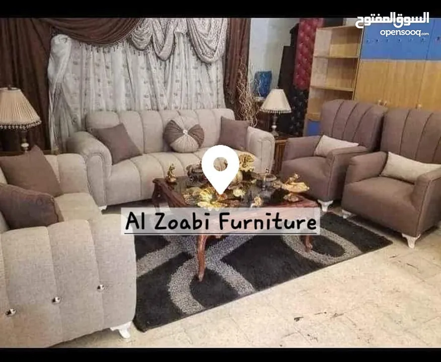 اطقم الكنب ثلاثيه ومجوزه ومفردتين