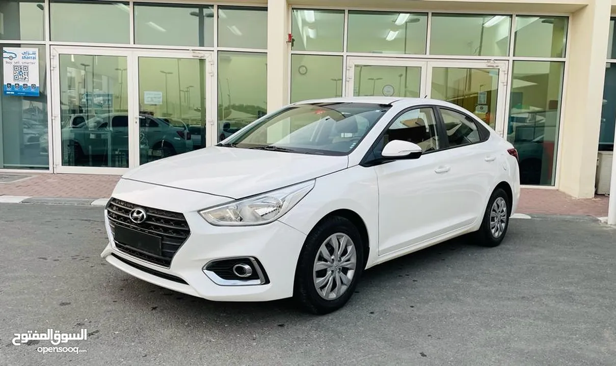 HYUNDAI ACCENT/2020/WHITE/GCC/1 YEAR WARRANTY