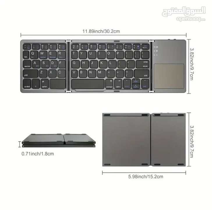 كيبورد keyboard  بلوتوث يصلح لجميع الأنظمة