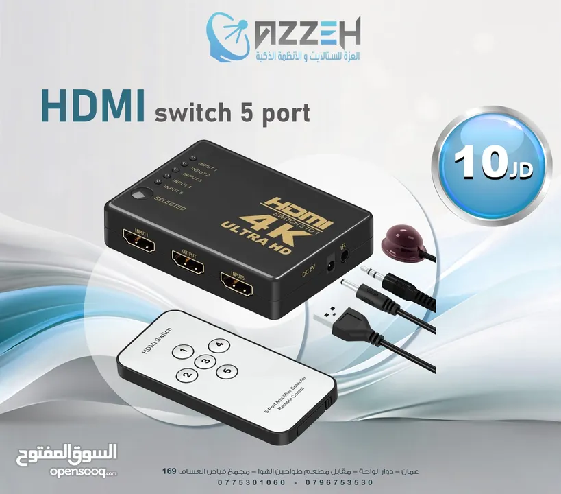 switch HDMI 5 port