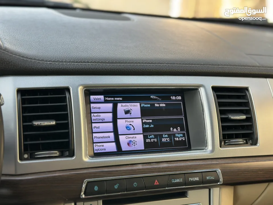 JAGUAR XF 2013 Full loaded (مخزنة) وارد الوكالة وصيانة الوكالة قاطعة مسافة 40 الف كم