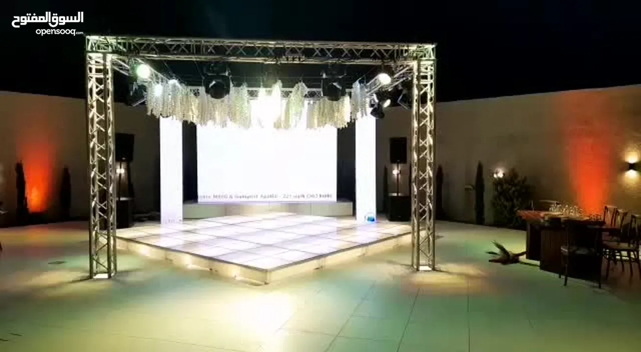 جسر إضاءة للحفلات وأفتتاح المحلات