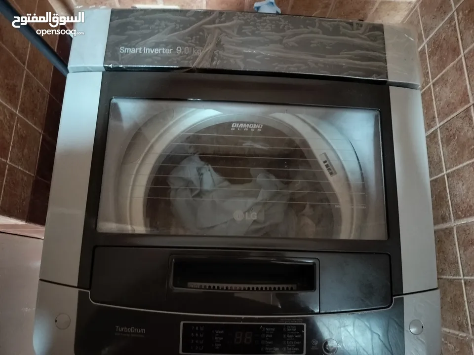 LG washing machine 9 kg with very good condition and well Maintain