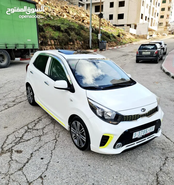 كيا مورنينج 2018 فل اضافات فتحة سقف