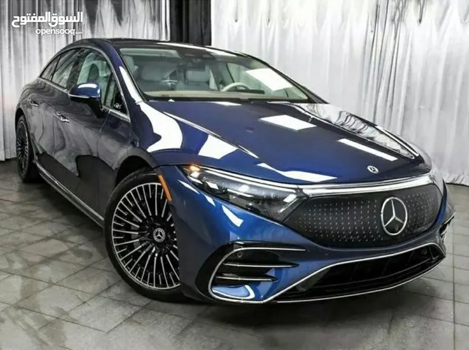 مرسيدس بنز EQS 450 + بحالة الوكالة وكفالة الوكالة