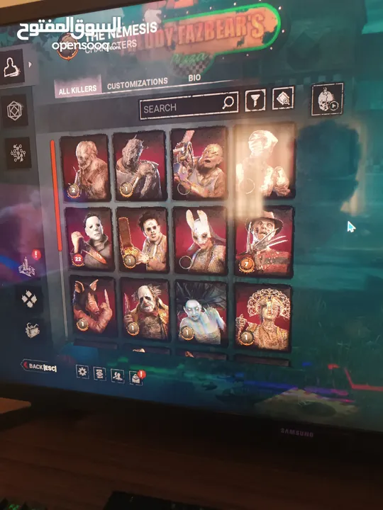 حساب dead by daylight للبيع
