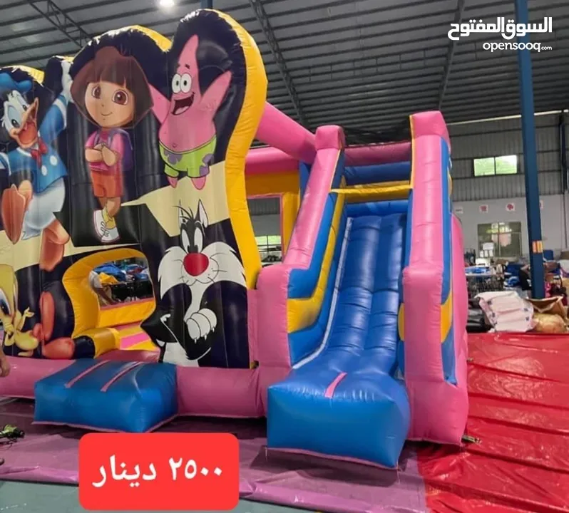 ماتور هواء منفاخ  كهربائي لالعاب النفخ الهوائية والمائية
