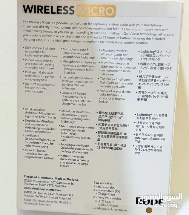 USB-C compatibility-RØDE Wireless Micro – Ultra-Compact Wireless Microphone Systemhigh-quality