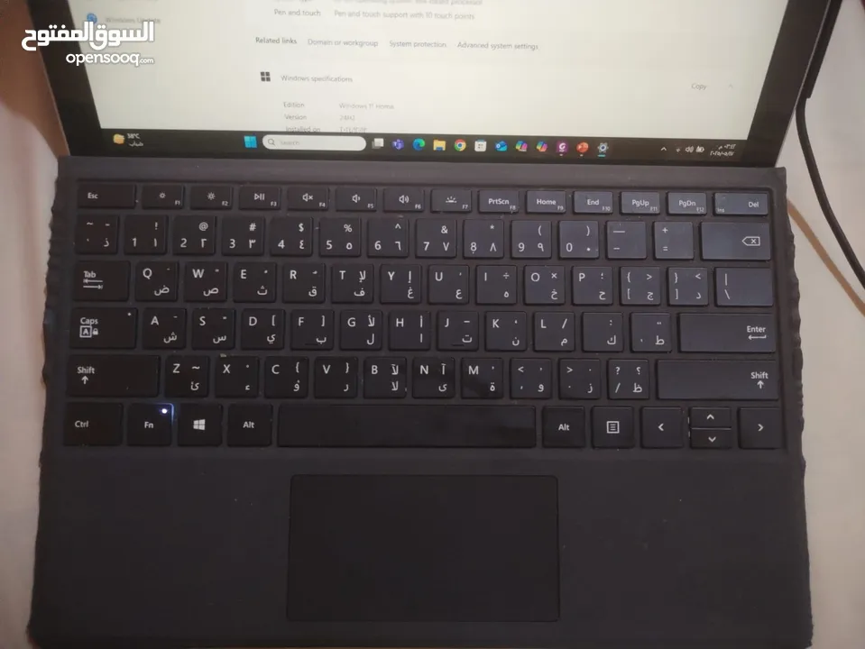 **للبيع: لابتوب Microsoft Surface Pro 7