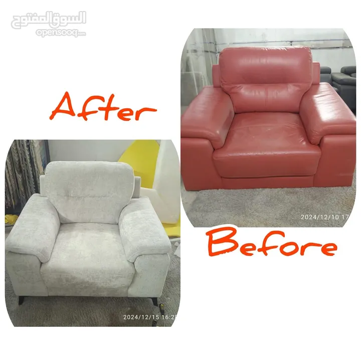 Sofa upholstery and customization of sofa and curtains  Get luxury in your budget