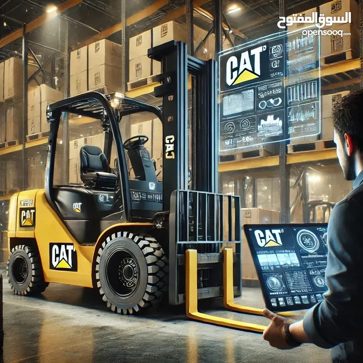 فحص الرافعات الشوكيه على الكمبيوتر CAT Mitsubishi