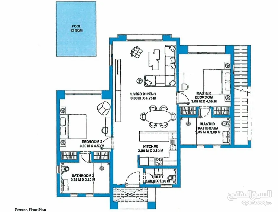 فيلا غرفتين للبيع في هوانا صلالة  Villa 2BHK in Hawana Salalah For Sale