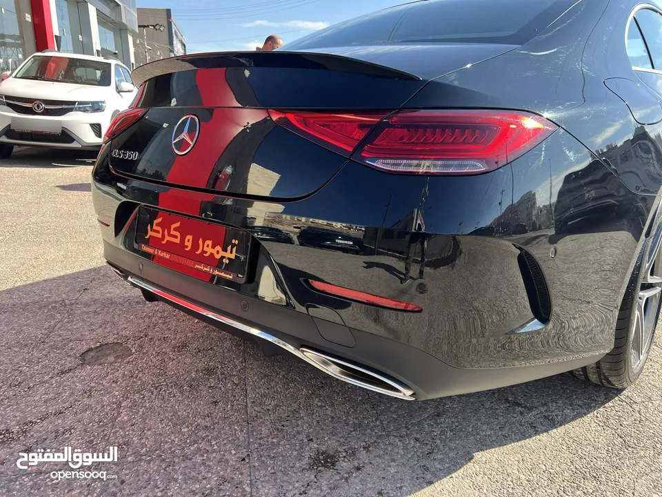 مرسيدس CLS350 AMG كت فتحة ميموري اربع كاميرات كراسي مساج 2023 اسود وارد المانيا بحالة الزيرو