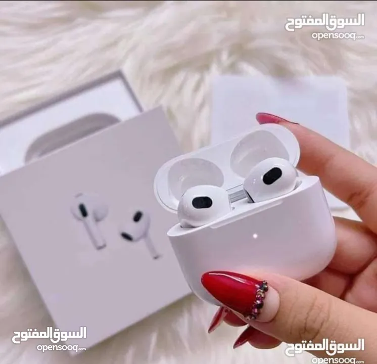 خاصية noise cancelling ايربودز 3 طبق الاصل اتحداك تفرقها عن الأصلية