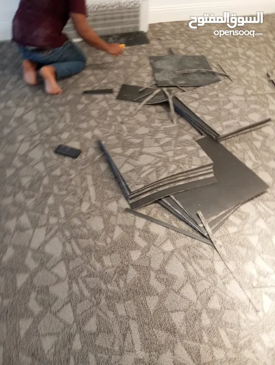 office tiles carpet heavy duty