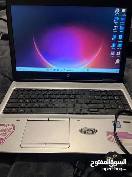 لاب توب Hp الجيل السادس i5 بحالة الجديد