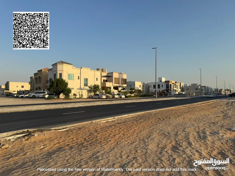 للبيع ارض سكنى استثمارى تانى قطعه من شارع قريب المسجد