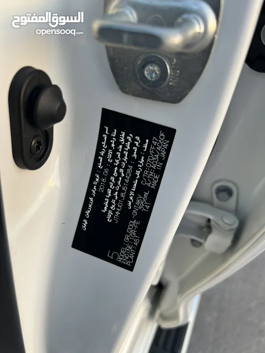 تويوتا لاندكروزر V6 GXR رقم 1 خليجي 2018 نظيف
